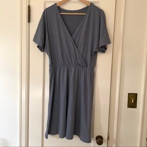 Wool& merino wool Brooklyn Wrap reversible travel dress